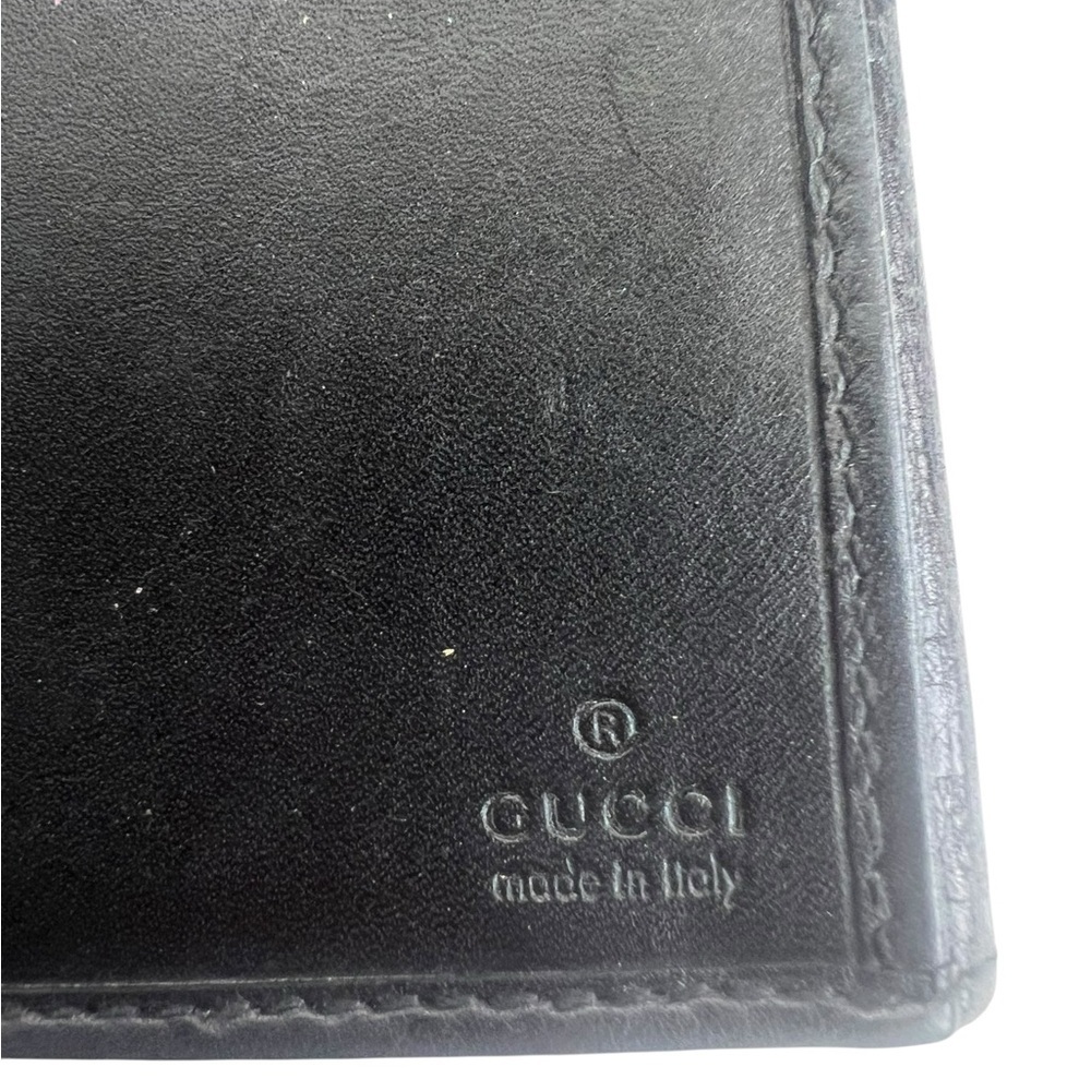 Gucci Black Guccissima Continental Wallet - Picture 11 of 13